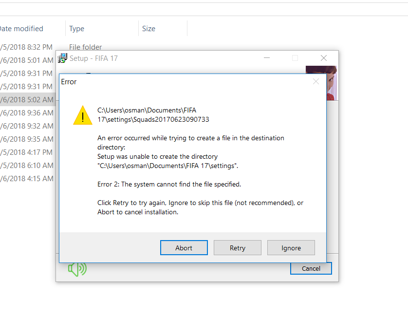 Help! : An error occurred while trying to rename a file in the destination directory:... a4e30672-9fa2-4dd2-bb69-353a547df584?upload=true.png