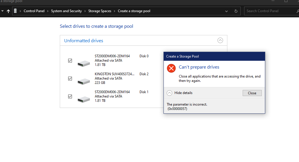 Deleted a storage pool cant create a new storage pool after format a52e942f-33bf-43b2-a4f8-316245234c2b?upload=true.png