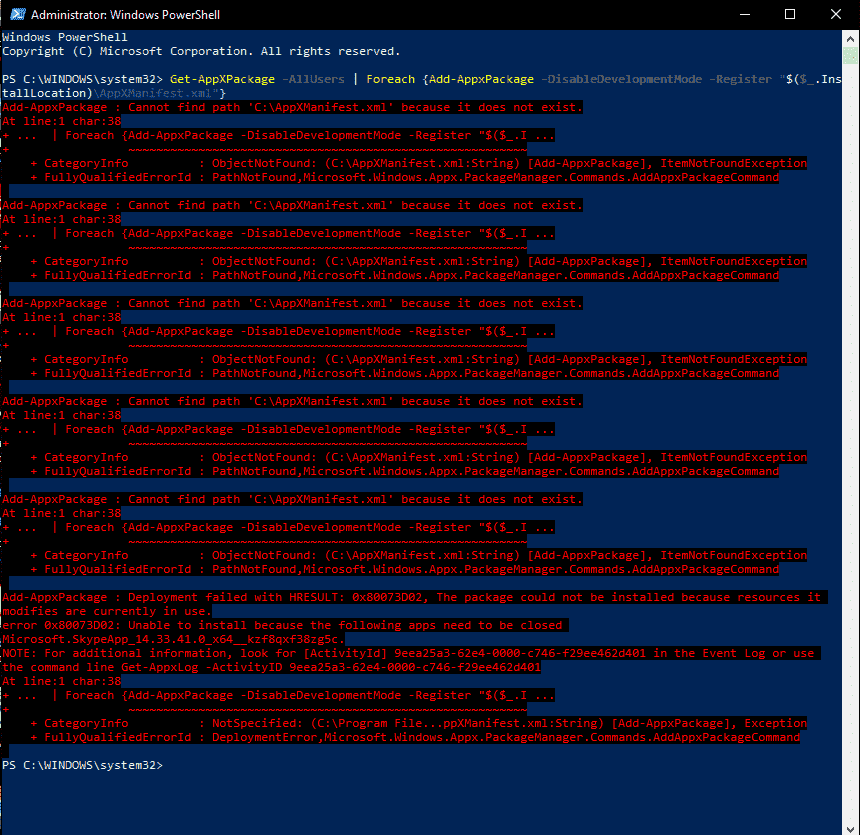 Windows 10 Settings > Personalization doesn't work at all. a547fce4-d1d5-4d9e-977f-135518b46f68?upload=true.png