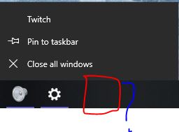 I have an Invisible Twitch icon on my Taskbar a56911ba-4446-4d11-9f8b-82b98ebc27f5?upload=true.jpg