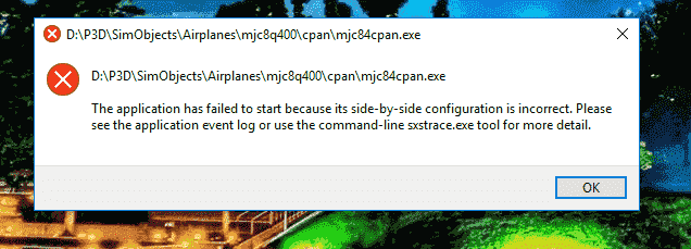 application failed to start because the side by side configuration is incorrect (windows 10) a57cc30b-2424-4ecb-a5f9-44e3512b0f02?upload=true.png