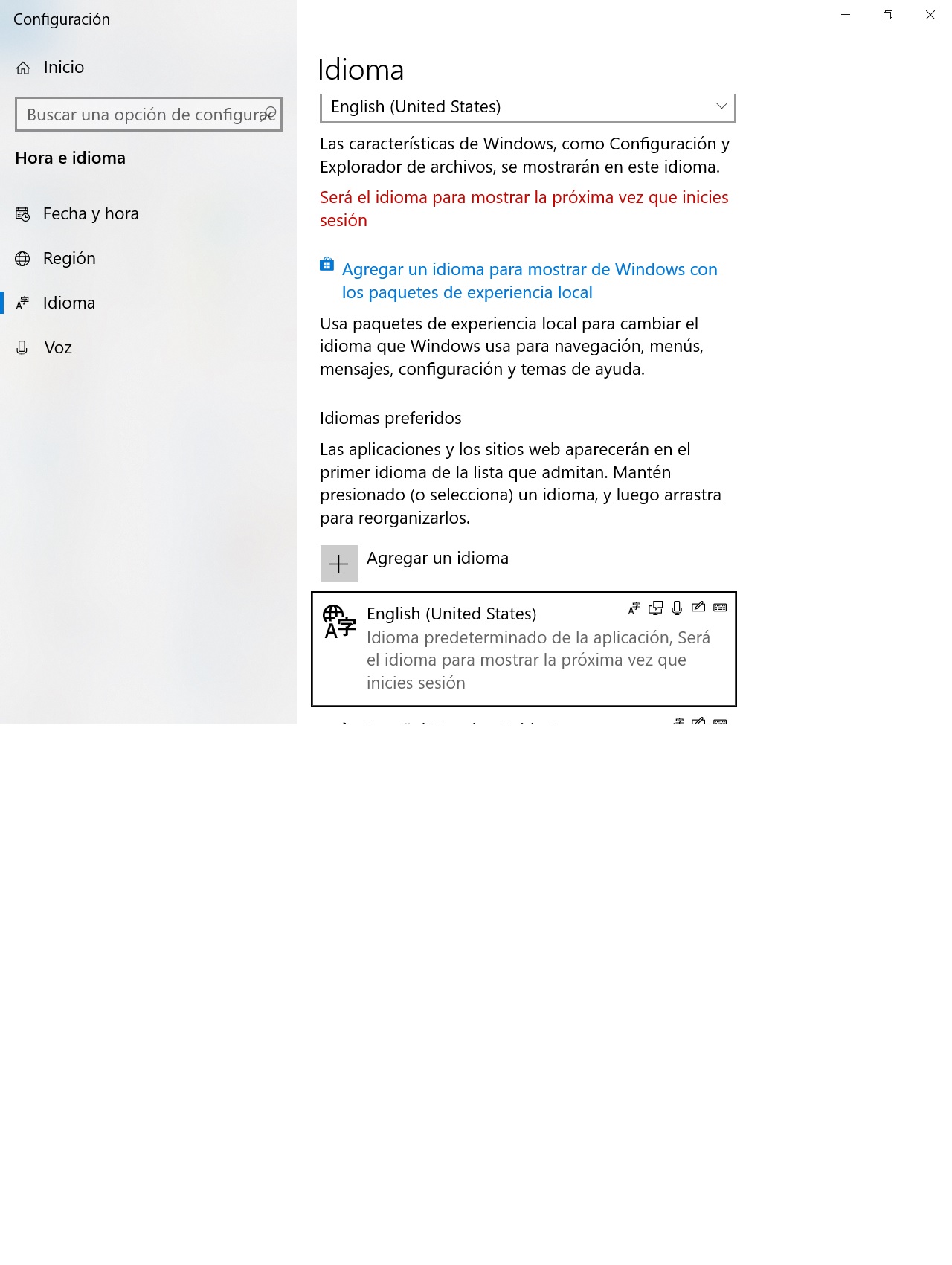 change from the Spanish language to the English language in Windows a5df4a0b-28b3-41af-bd17-ca0eefe29967?upload=true.jpg