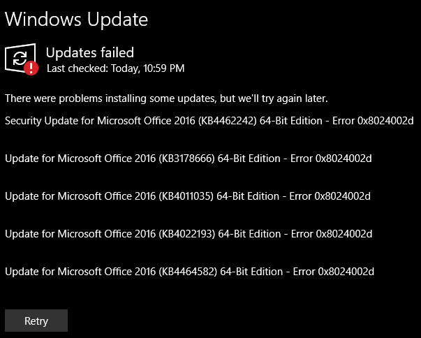 Office 2016 updates "error 0x8024002d" a5e5336c-c6a9-4bd7-90e2-dd36b14af128?upload=true.png