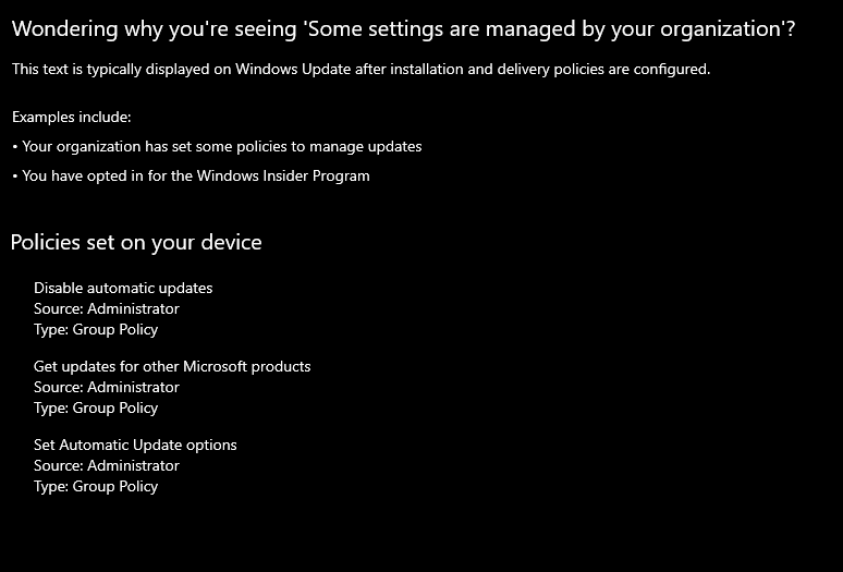 "Some settings are managed by your organization" in windows update a5e8cf0f-3b29-44de-a22a-97297f25d97c?upload=true.png