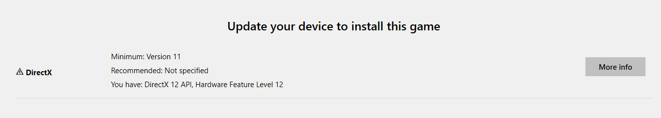 My Minecraft "install" button is greyed out, and I have DX 12 and all requirements... a5eb504d-c102-4780-b094-2e9c8f4c632a?upload=true.png