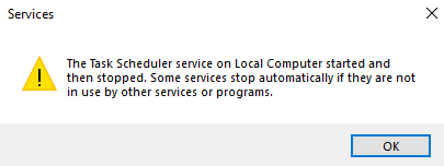 when i start task scheduler service . an error window appear a6264fc5-8723-4534-9bcd-a6770e07836e?upload=true.png