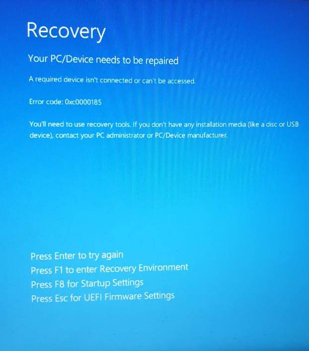 I am getting error while chkdsk win 10 pro. The error is : Your PC/Device needs to be... a77e45f2-0673-4d52-90c7-f38e7a91e71a?upload=true.jpg