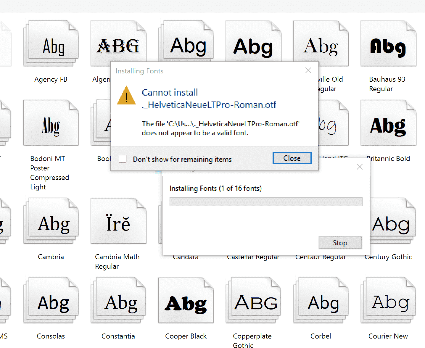 Windows 10 not recognizing .OTF font (Helvetica Neue) and won't add to fonts a7cc65ec-6ff9-4f60-be25-3a64af603db2?upload=true.png