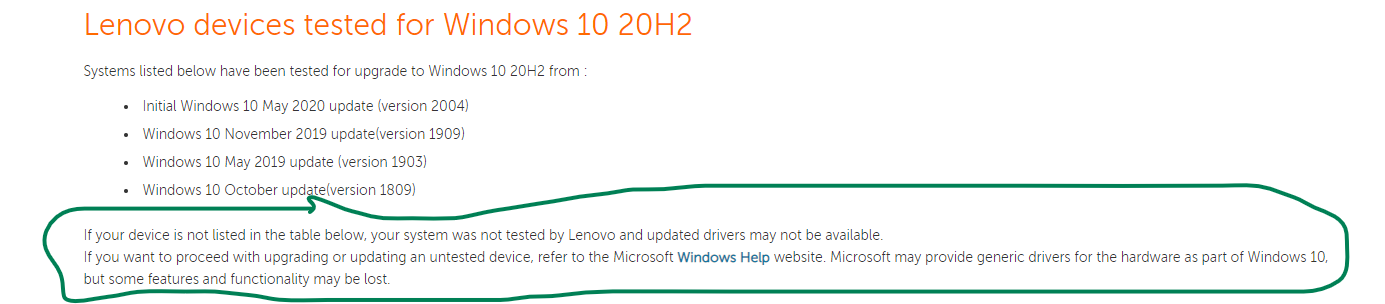 Lenovo Ideapad 700 15ISK not listed in 20H2 Update in Manufacturer Site...1909 support will... a7f3ccd2-aa07-4db1-b5c3-5428cc452602?upload=true.png