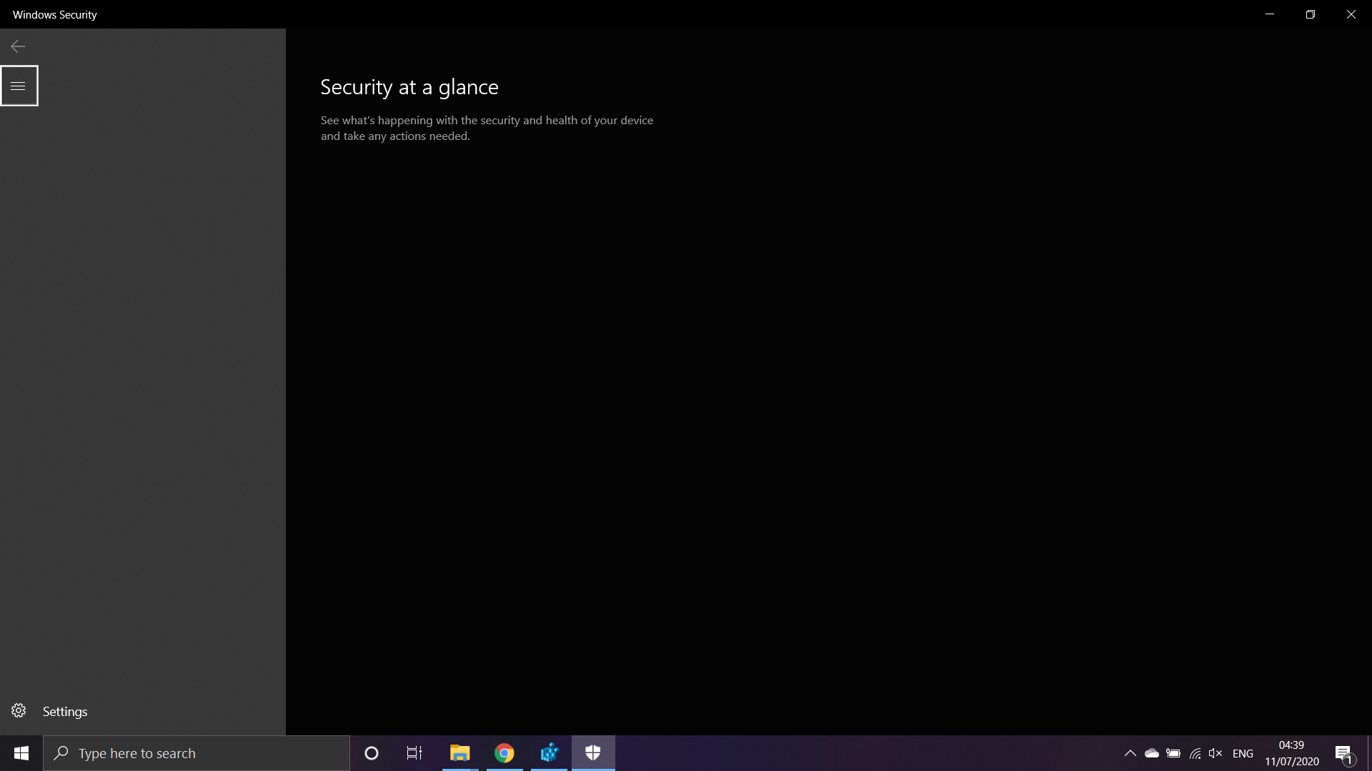 Missing Windows security and attempted repair install. a86a1ab3-ee2b-46e5-8007-917c3a497cd3?upload=true.png