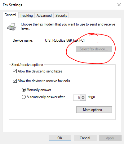 Windows Fax and Scan does not recognize my fax modem. a88851cb-1afd-432b-9c1a-458e74da4d38.png