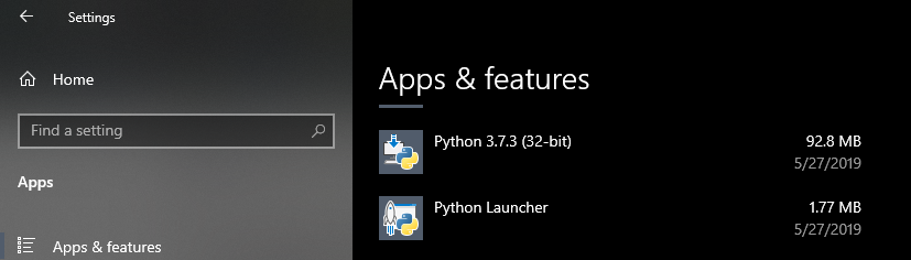 Windows 10 Pro 1903 - Python, Path variables, and the Windows Store annoyance a8f3eaaa-a714-4ea2-ac8c-56c35f5045b2?upload=true.png