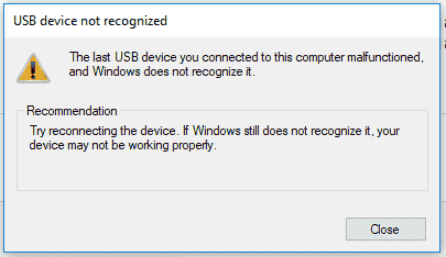 The last USB device you connected to this computer has malfunctioned and windows doesn't... a93321c0-a2e3-4013-9484-37d9898c5f8b?upload=true.png
