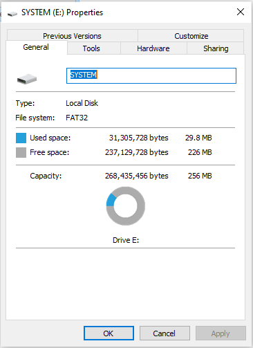 How do i access EFI system partition? a96c6937-27bb-47a5-b634-f8dd143eba0b?upload=true.png