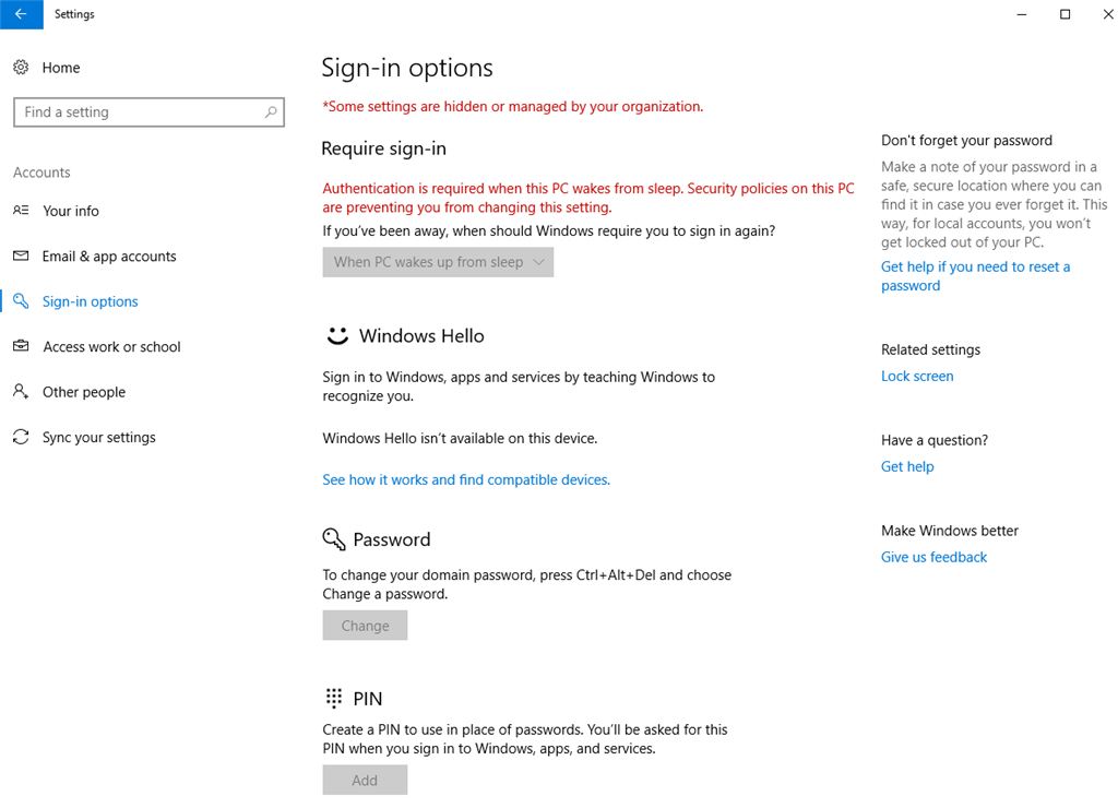 Require Sign-In options are greyed out a96d1c98-8f79-4a1f-a6db-4279df144bda.png