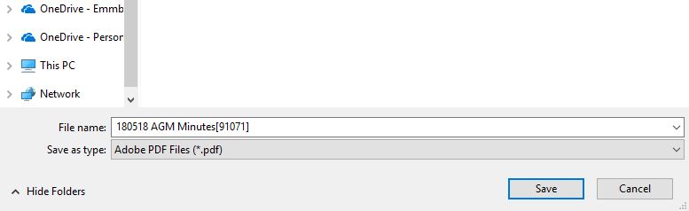 When saving documents to PC, extra numbers added to the file name eg [3202] a9f21a64-800a-4742-a236-43193a89038e?upload=true.jpg