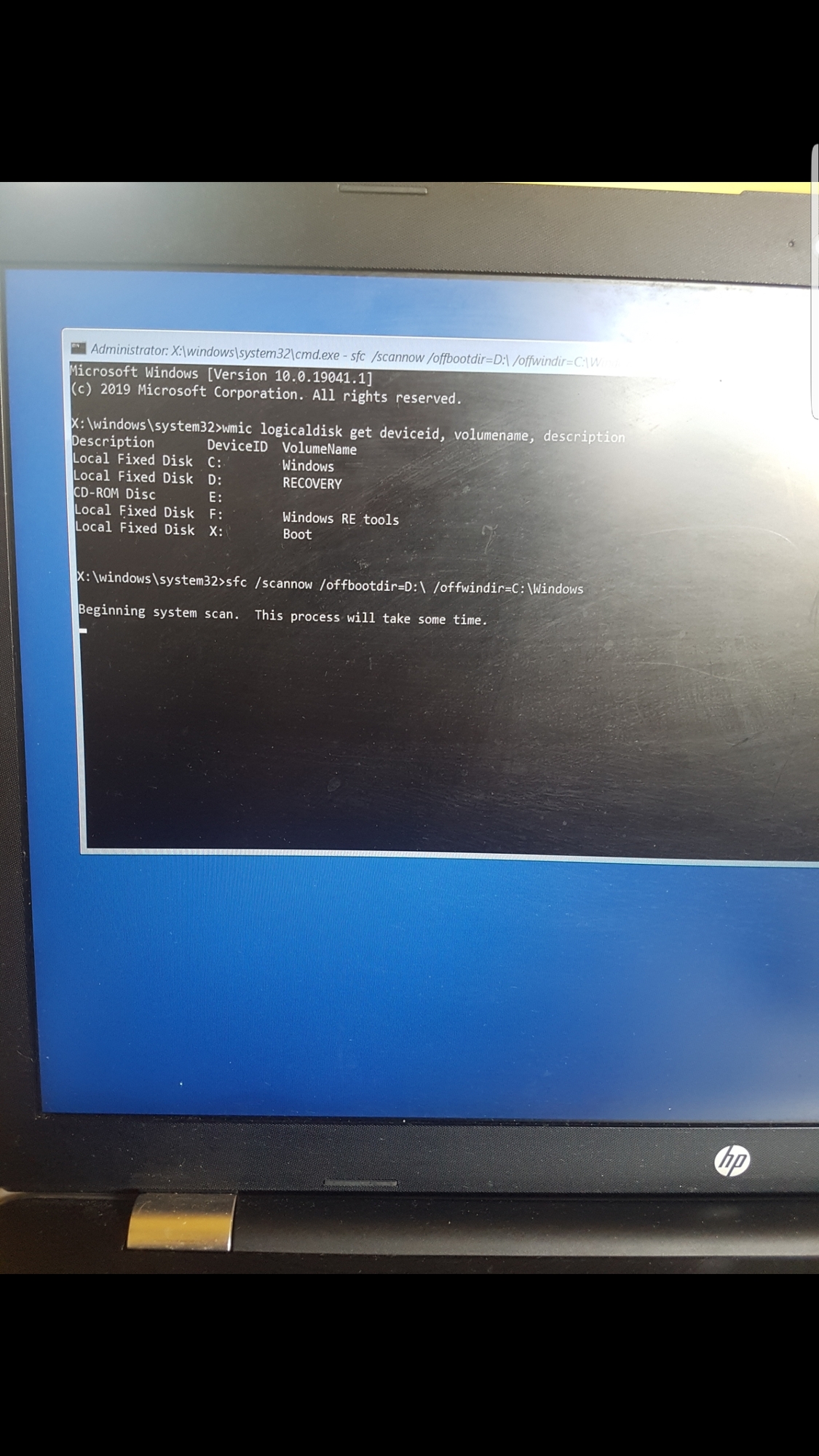 How to preform sfc offline scan a9fc7893-2aa5-44fd-a71d-c404f23d6c4a?upload=true.jpg