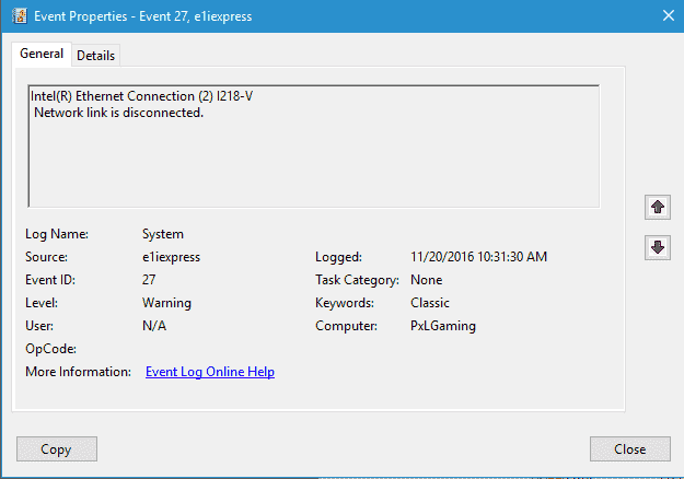 e1rexpress network link is disconnected Event id 27 aa0e195a-8c87-4de8-9168-6e2c7de94bd7.png
