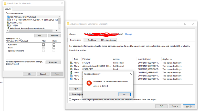 unable to take ownership of registry keys in Current_User - Win 10 aa15de43-ef73-4cc4-bc3c-faeb9a407bd0?upload=true.png