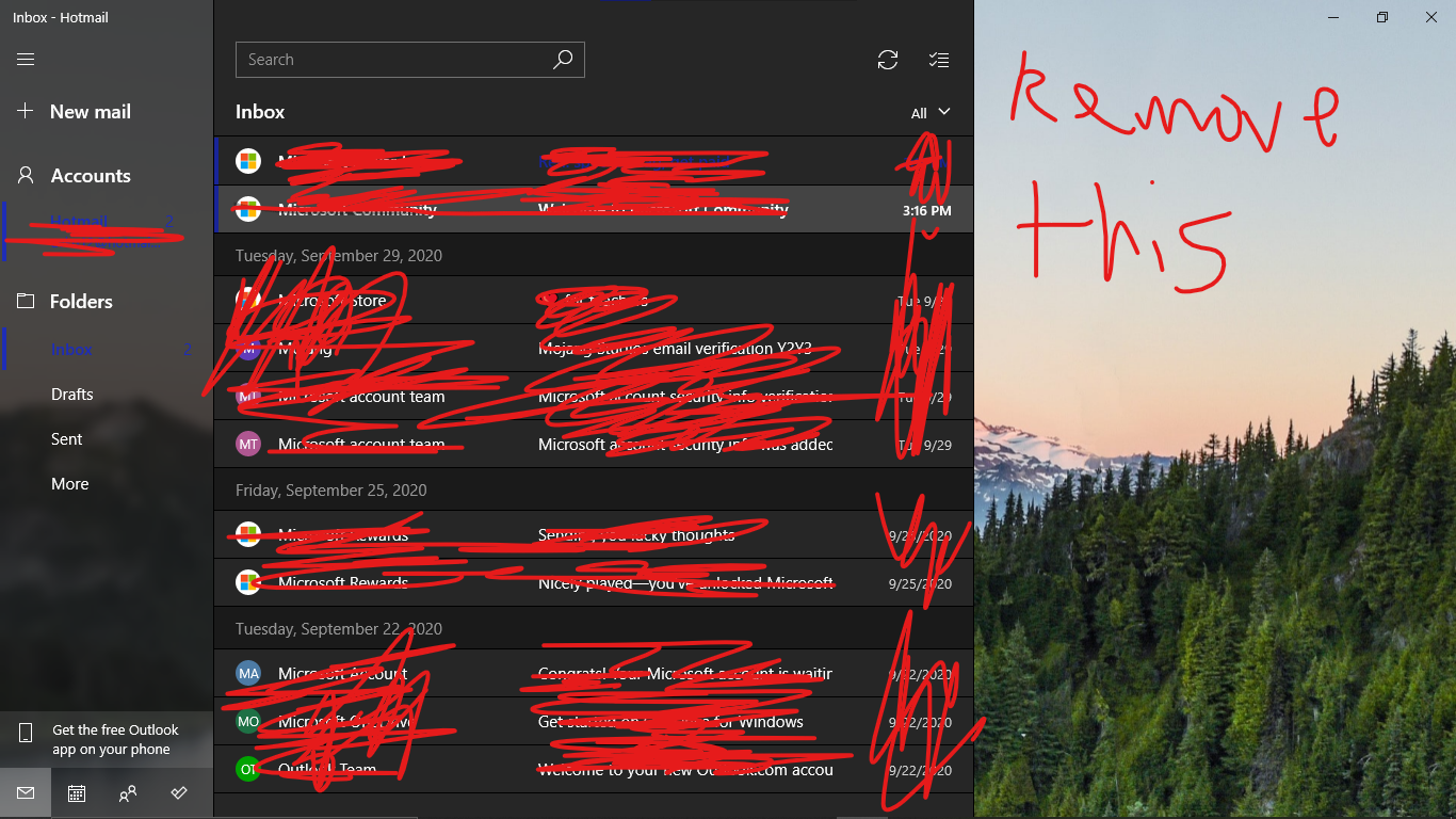 How to remove the sidebar on the windows 10 mail app aa5f2cde-6967-4489-a20d-95b09b247000?upload=true.png