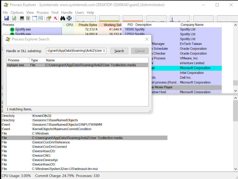 Why is mplayer.exe holding a file lock!? aa6f224c-f50c-445c-af3e-bbd732a8f3bf?upload=true.png
