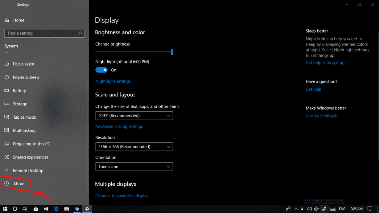 Settings app crashes when clicking on the About option! aa98e5a0-f3a7-4948-8e47-378d40ab9aff?upload=true.png
