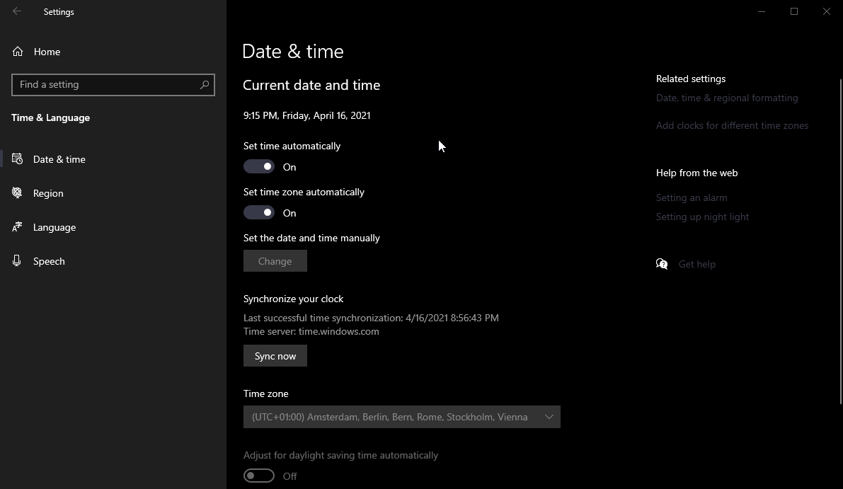 Windows 10 stuck exactly 1 hour behind. aa9a0a84-7e49-429a-af0d-3d0c65a567fd?upload=true.png