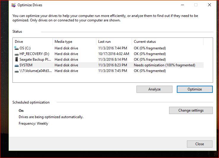 How to completely disable Defragging on Windows 10 aae91fee-90f4-46c4-9c04-65581c7f71eb.jpg