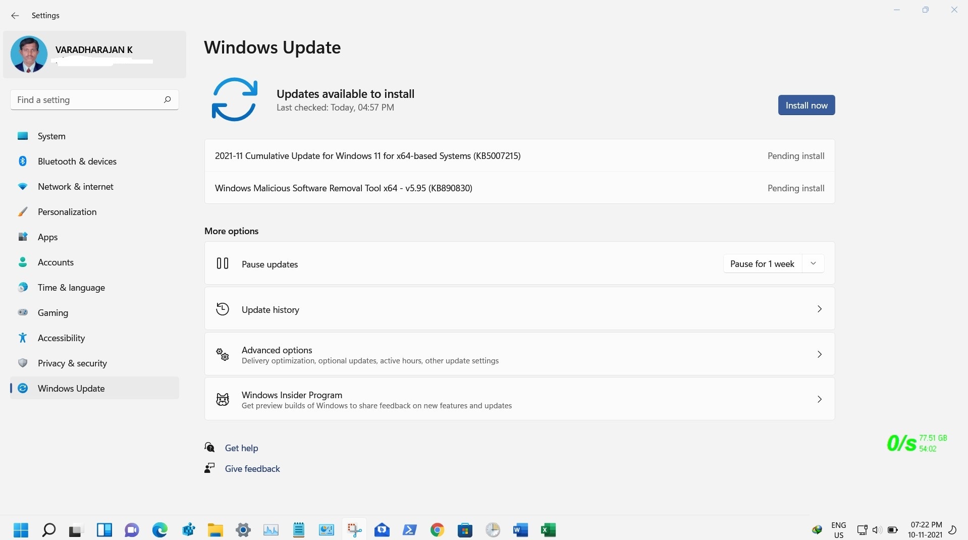 2021-11 Cumulative Update for Windows 11 for x64-based Systems KB5007215 stuck on pending... aaf6cdbf-b1e1-4235-a95b-62f3844d090e?upload=true.jpg