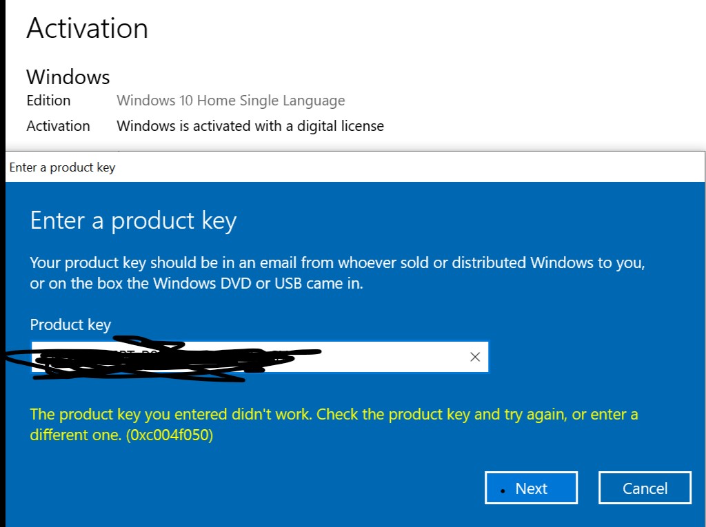 Upgrade from WIN 10 Home to Pro VLCS ab03b105-1f05-4329-add4-3c27f109186f?upload=true.jpg