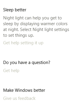 All of the links in my Settings sections are in light-grey. Windows 10. ab28ffac-8454-475e-a2fe-77d9bb14f572?upload=true.png