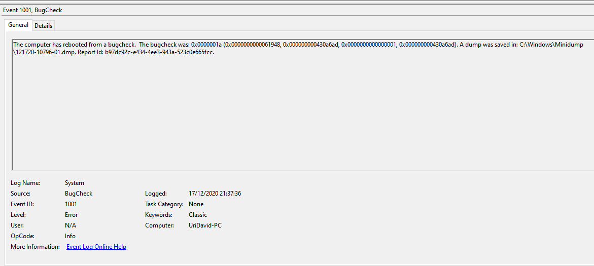 BSOD - Windows cannot load the extensible counter DLL "C:\Windows\system32\sysmain.dll" ab4f8471-48b1-49cc-920b-6ab9d68ac683?upload=true.png