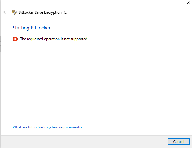 Unable to encrypt drive via Windows BitLocker ab846ce1-f4e5-47ed-b5a2-5d09c04f3d40?upload=true.png