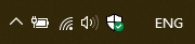 Windows 10 System Tray Icon hidden from normal taskbar, but able to see it from expend taskbar. abcd0b57-da24-4056-9272-d2c59c71b22e?upload=true.png
