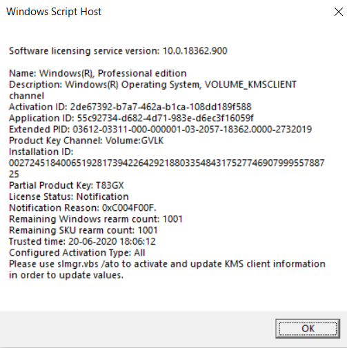 Can't activate Windows 10 Pro and showing error 0xC004F074. abf457f0-8919-47a7-9299-9167f71fc0c3?upload=true.png