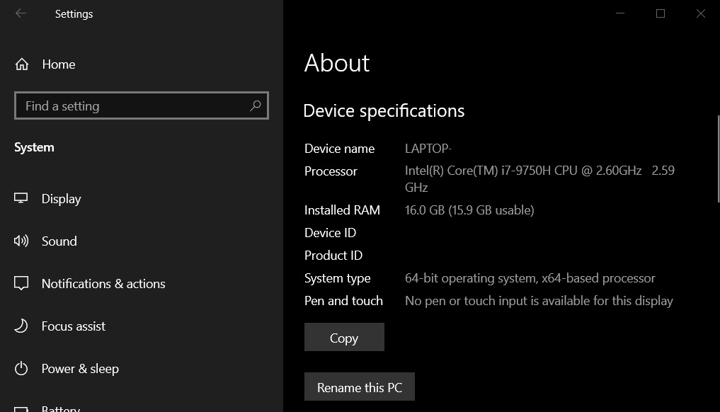 Hands-on with Windows 10 October 2020 Update: A pleasant surprise About-settings-screen.jpg