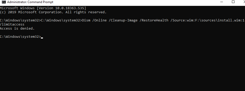 DISM Error: 193 - And I tried fixing with Windows ISO ac703e87-1bcf-40e5-8bad-abd0e4db1553?upload=true.png