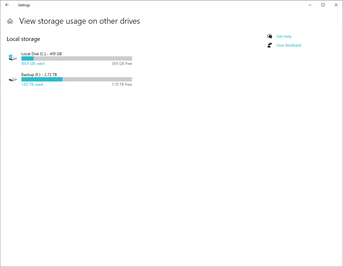 One of my drives is not displayed in Windows Storage, but is accessible in Explorer and... acba4796-c42f-4478-abe0-dd5ca0ffd8cd?upload=true.png