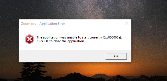 The application was unable to start correctly 0xc000007b & 0xc000003e. Click ok to close... acc7dd5f-ca73-40bd-85c9-1db34d40f47b?upload=true.png