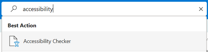 I cannot access settings as easily II want to know how to enable the ribbon that allows you... AccessibilityRibbonOutlook_2.png