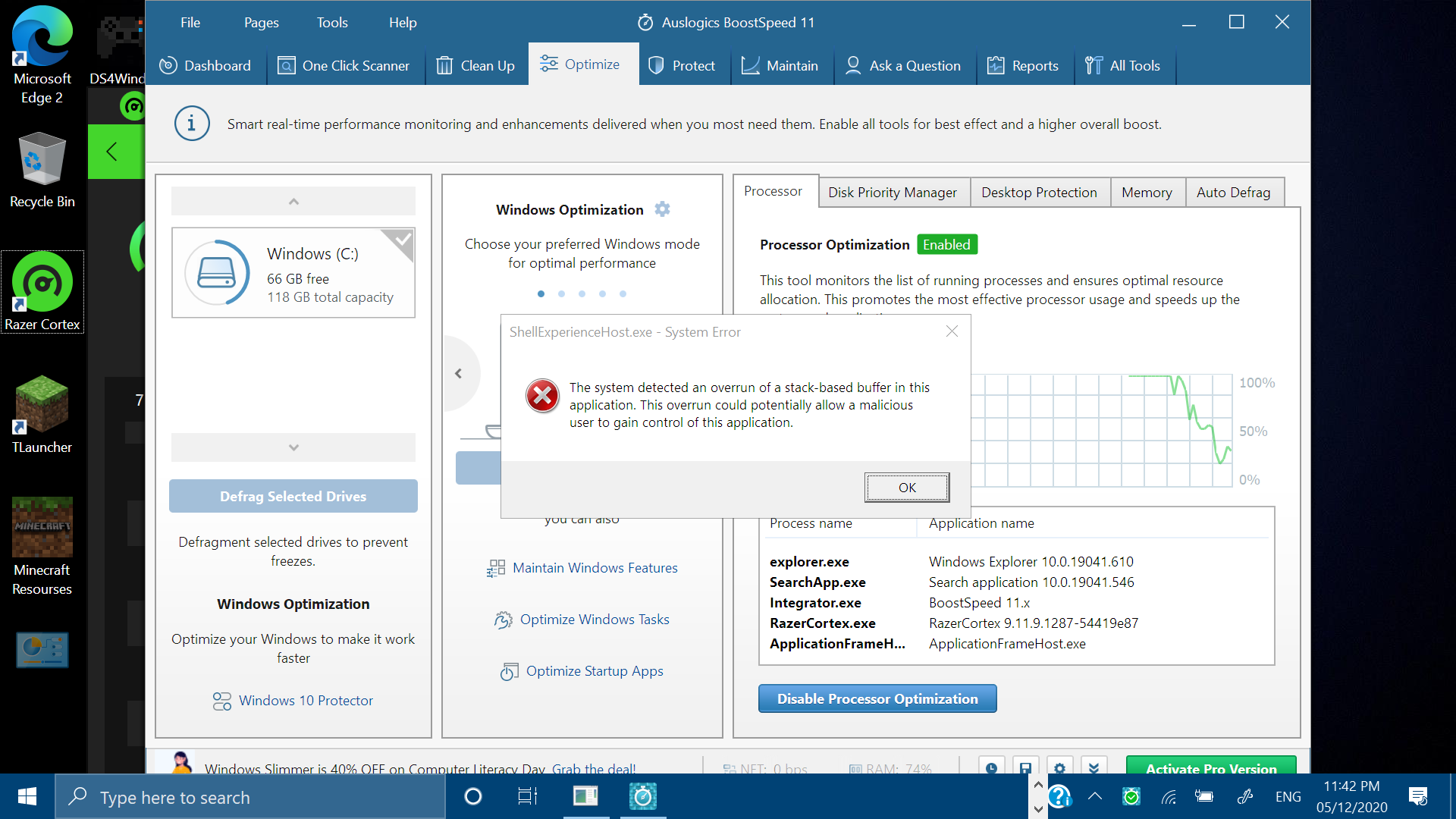 System error poped up when useing razer cortex acd32f45-40a8-46ee-8fcd-a53bde39b118?upload=true.png