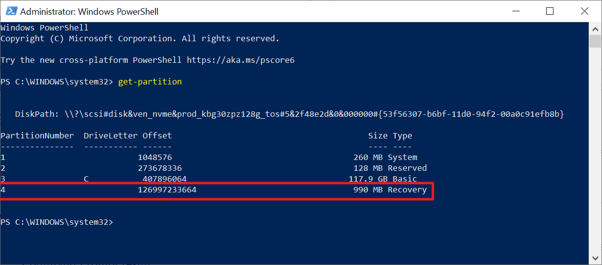 Microsoft appears to have fixed the Recovery Partition hell in Windows 10 active-recovery-partition.png