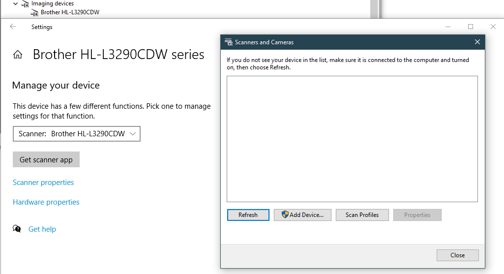 Scanner shows as installed but not available to scan? ad2b5bef-615c-4912-a68f-5368995b62c3?upload=true.png