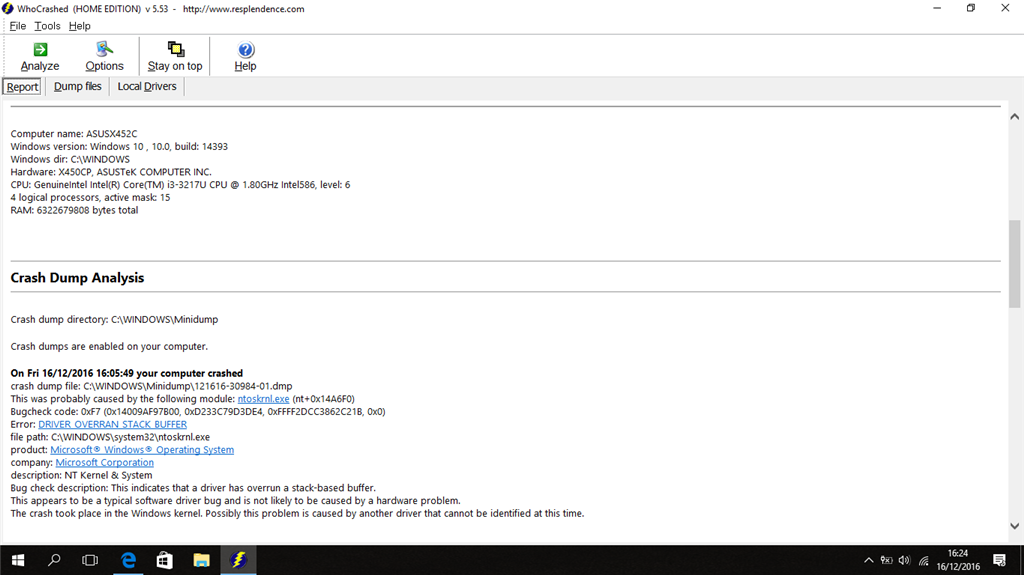 BSOD Driver Overran Stack Buffer ad8ea7c8-2111-4e14-9edc-d73f1135555d.png