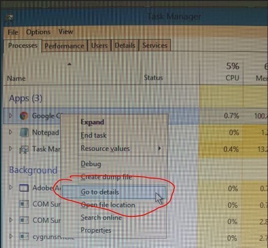 WIn 10 Task manager "Go to details" function changed ad9c54c9-d305-4216-9367-ab43e1fe0bc2?upload=true.jpg