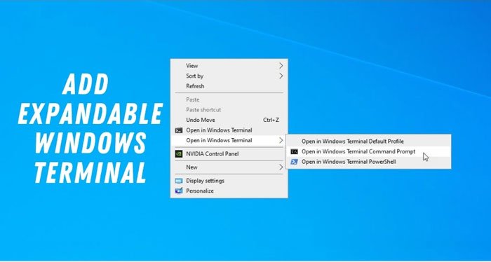 Add Open Windows Terminal in Command Prompt, PowerShell profile context menu items add-expandable-windows-terminal-context-menu.jpg