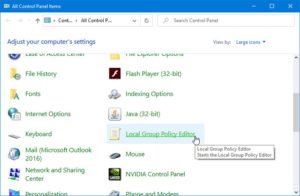 How to add Local Group Policy Editor to Control Panel add-local-group-policy-editor-to-control-panel-300x196.jpg
