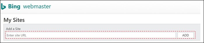 could you please tell me, how can i add my site with bing webmaster? Add-site-2.jpg