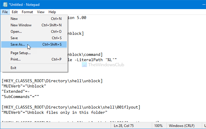 How to add Unblock option for downloaded files in Context Menu of Windows 10 add-unblock-option-downloaded-files-context-menu-1.png