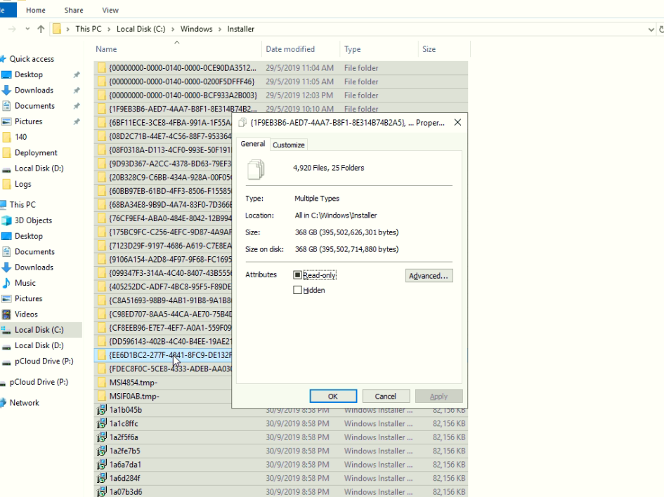Windows Server 2019 installer folder occupied 368GB !! ade2b8cc-7944-4c3f-ab77-5a5b895ba382?upload=true.png